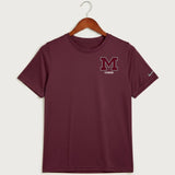 Moline Cheer general - Deep Maroon Nike Youth Swoosh Sleeve rLegend Tee NKDX8787
