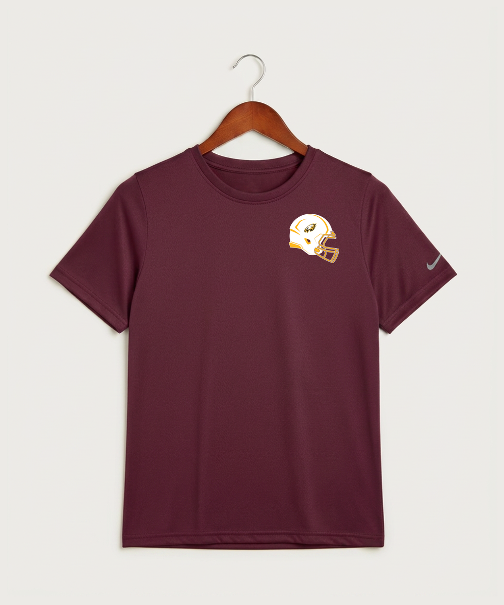 Dover-Eyota High School Football (Boys) - Deep Maroon Nike Youth Swoosh Sleeve rLegend Tee NKDX8787