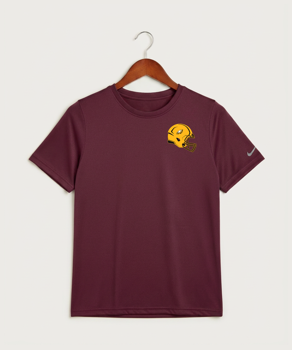 Dover-Eyota High School Football (Boys) - Deep Maroon Nike Youth Swoosh Sleeve rLegend Tee NKDX8787