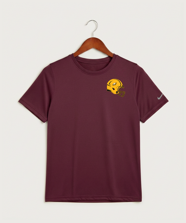 Dover-Eyota High School Football (Boys) - Deep Maroon Nike Youth Swoosh Sleeve rLegend Tee NKDX8787