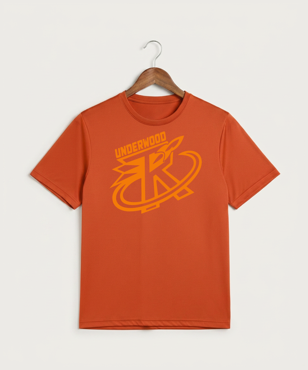 Underwood High School Football (Boys) - Deep Orange Sport-Tek PosiCharge Competitor Tee. ST350