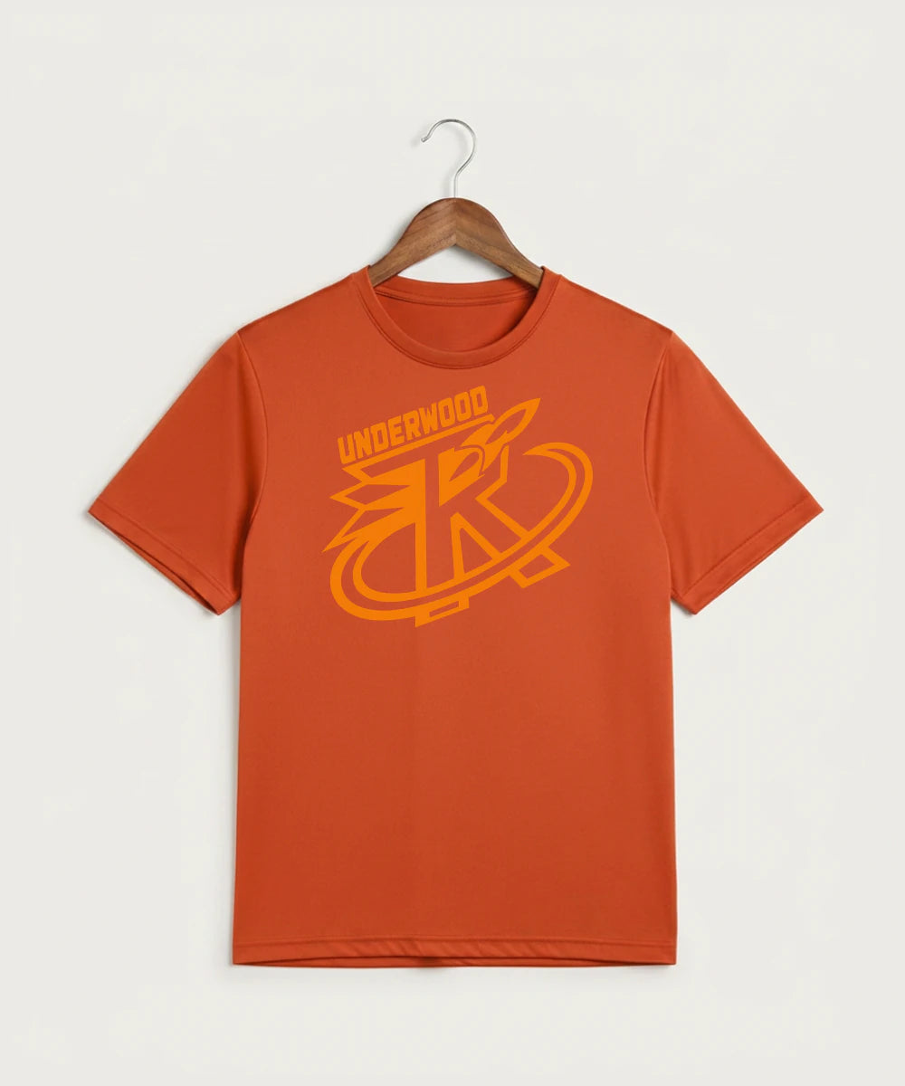 Underwood High School Football (Boys) - Deep Orange Sport-Tek PosiCharge Competitor Tee. ST350