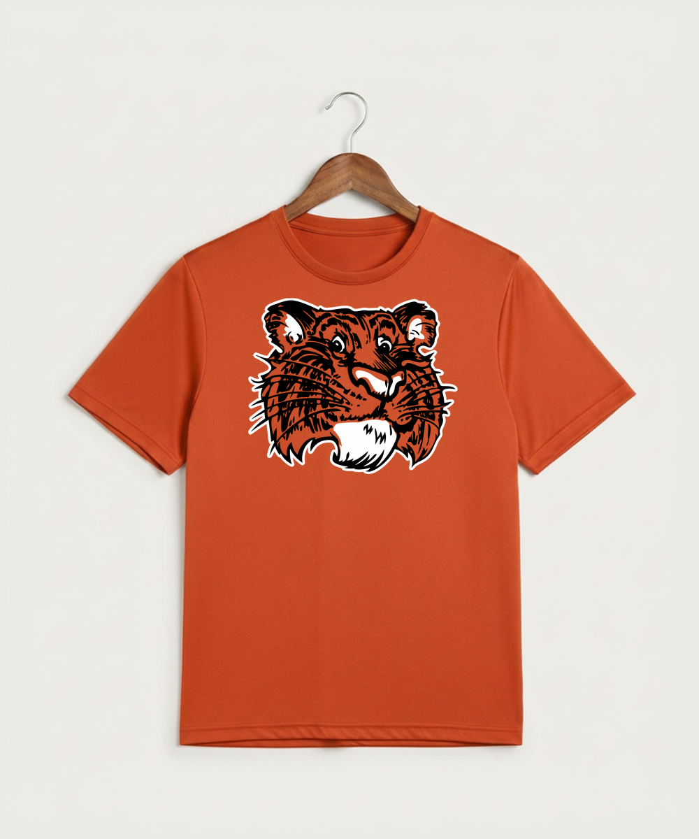 Browerville Public High School Athletics Coed - Deep Orange Sport-Tek PosiCharge Competitor Tee. ST350