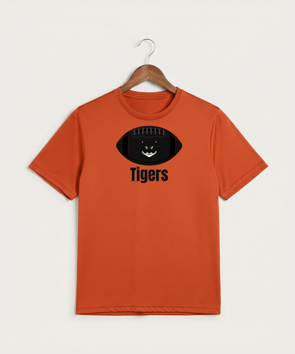 Princeton High School Football (Boys) - Deep Orange Sport-Tek PosiCharge Competitor Tee. ST350