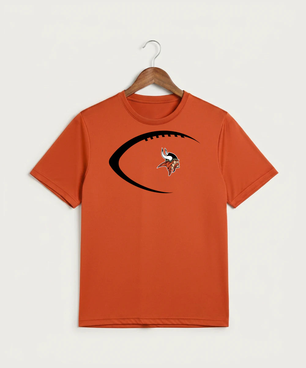 Littlefork Big Falls High School Football (Boys) - Deep Orange Sport-Tek PosiCharge Competitor Tee. ST350