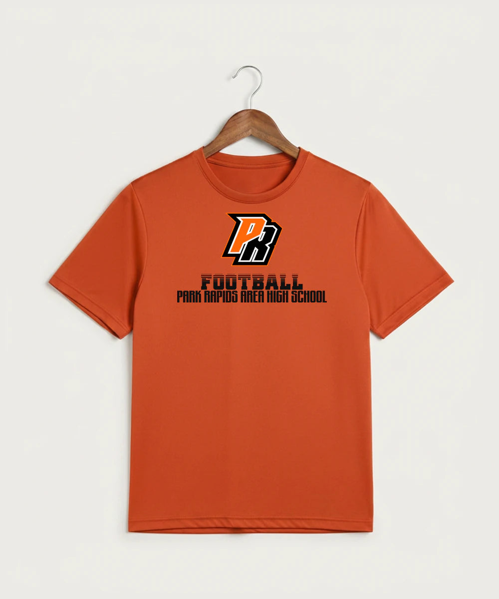 Park Rapids Area High School Football (Boys) - Deep Orange Sport-Tek PosiCharge Competitor Tee. ST350
