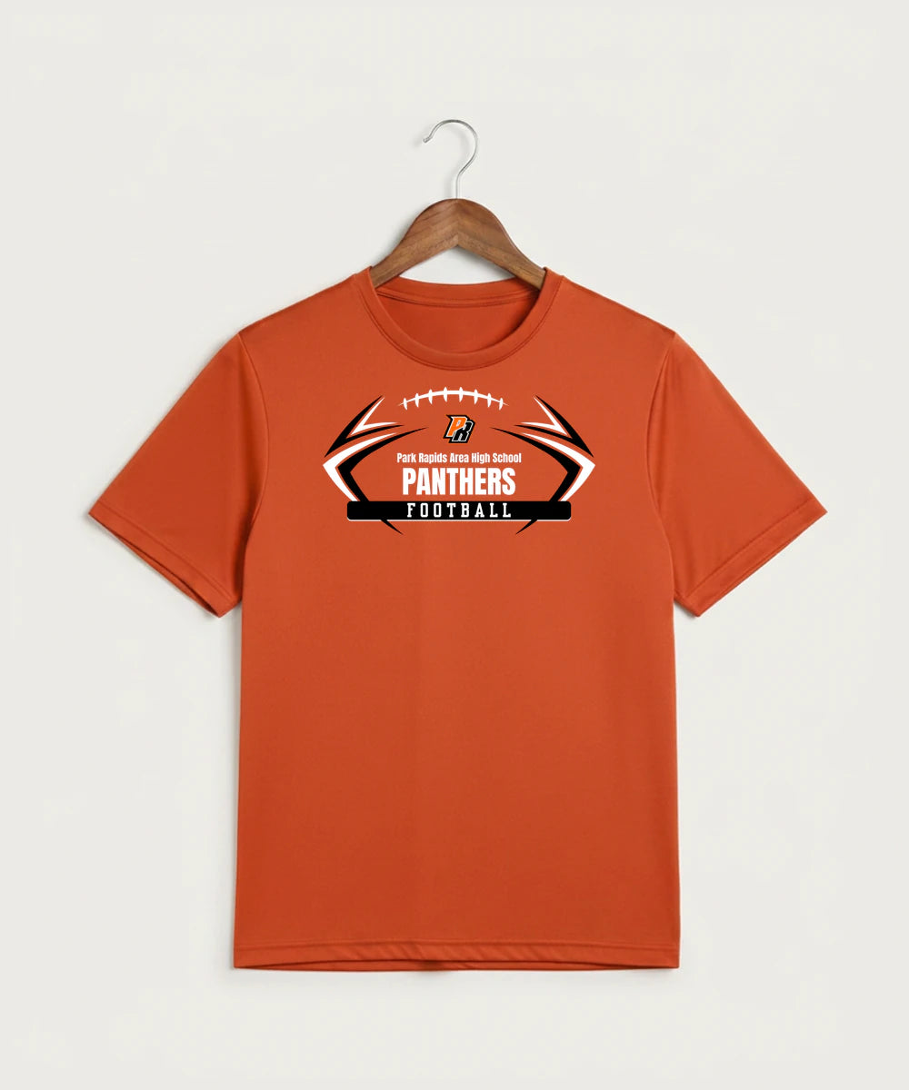 Park Rapids Area High School Football (Boys) - Deep Orange Sport-Tek PosiCharge Competitor Tee. ST350