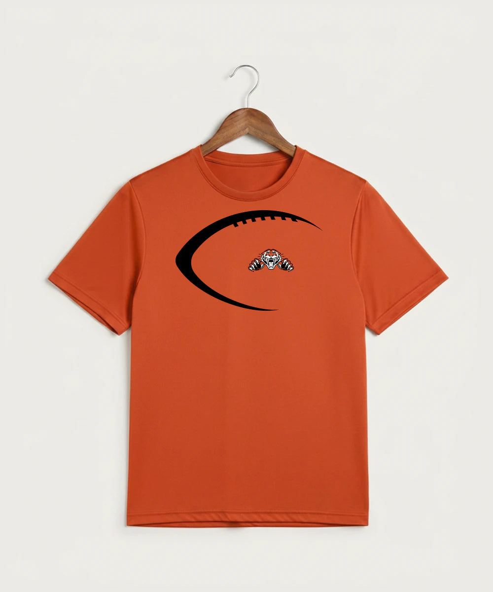 Pine River Backus High School Football (Boys) - Deep Orange Sport-Tek PosiCharge Competitor Tee. ST350