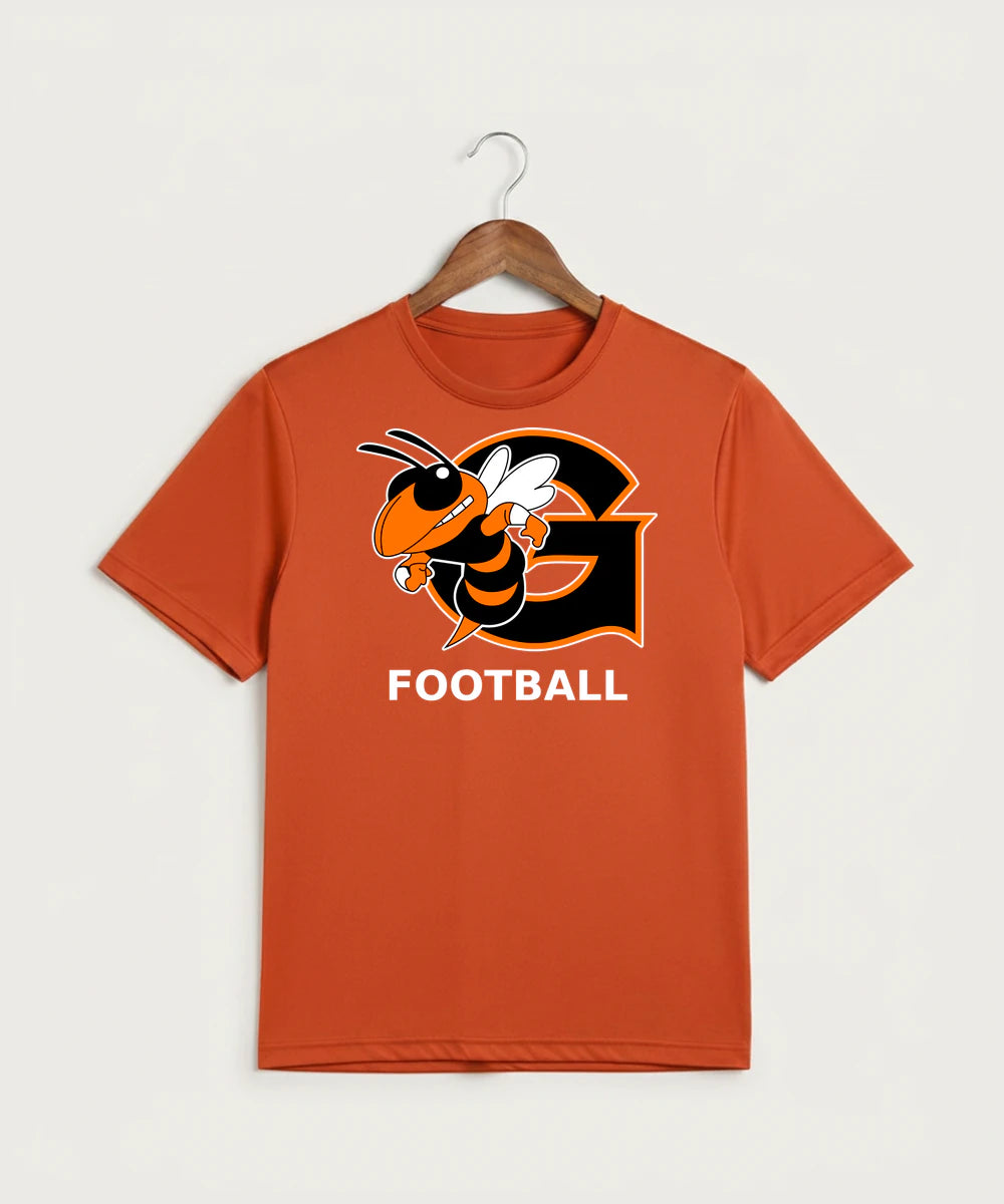 Giltner High School Football - Deep Orange Sport-Tek PosiCharge Competitor Tee. ST350