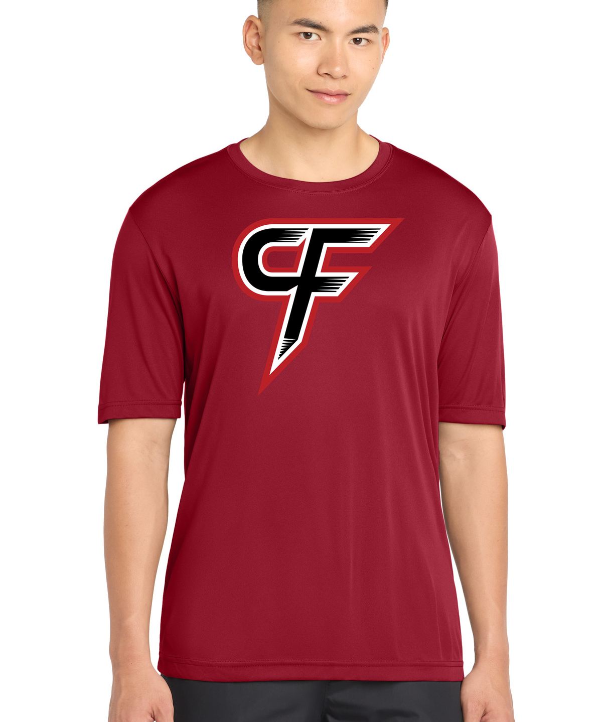 Cannon Falls Volleyball - Deep Red Sport-Tek PosiCharge Competitor Tee. ST350