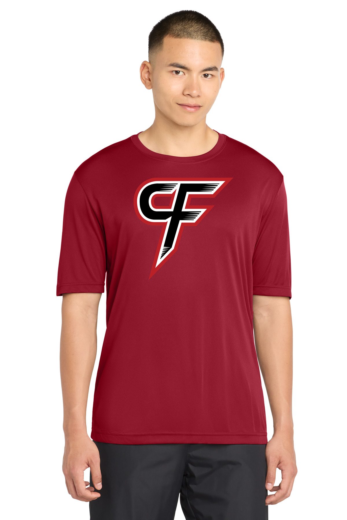 Cannon Falls Volleyball - Deep Red Sport-Tek PosiCharge Competitor Tee. ST350