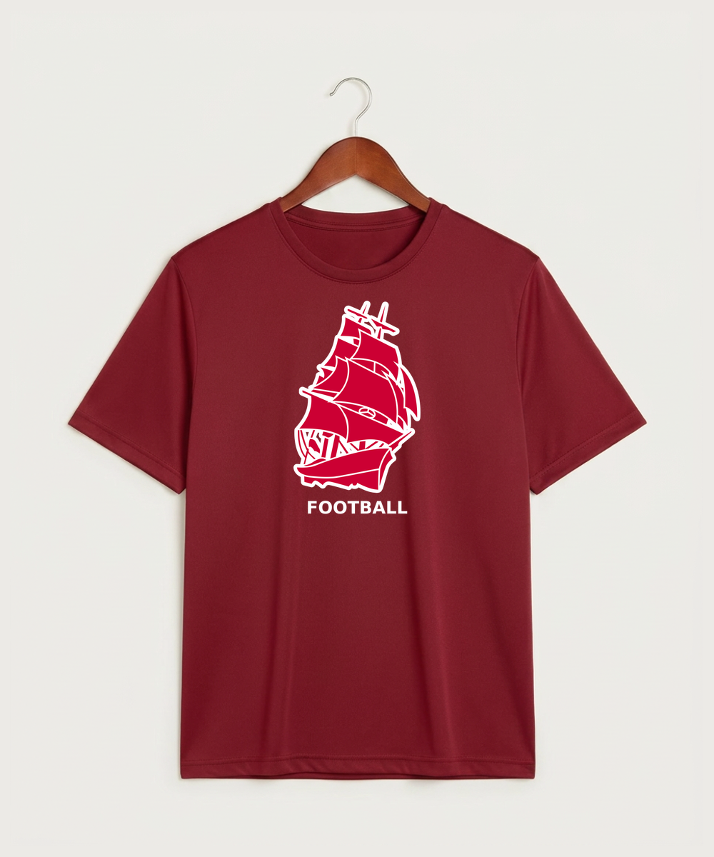 Amboy Football general - Deep Red Sport-Tek PosiCharge Competitor Tee. ST350