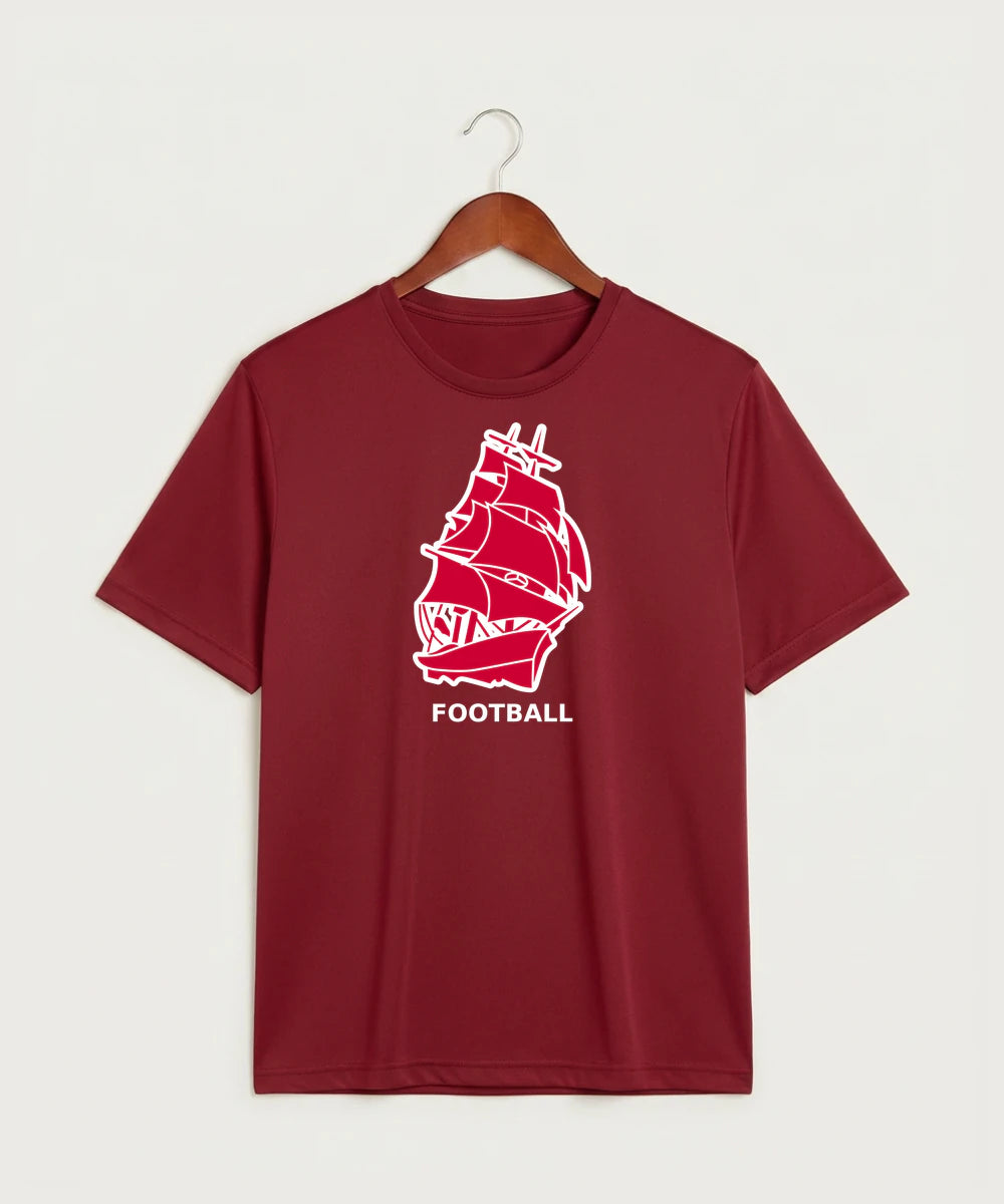 Amboy Football general - Deep Red Sport-Tek PosiCharge Competitor Tee. ST350