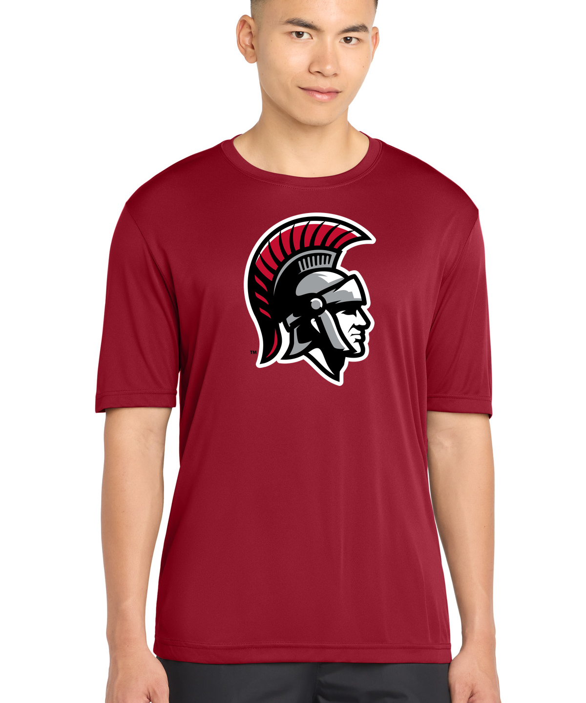 Worthington Football - Deep Red Sport-Tek PosiCharge Competitor Tee. ST350