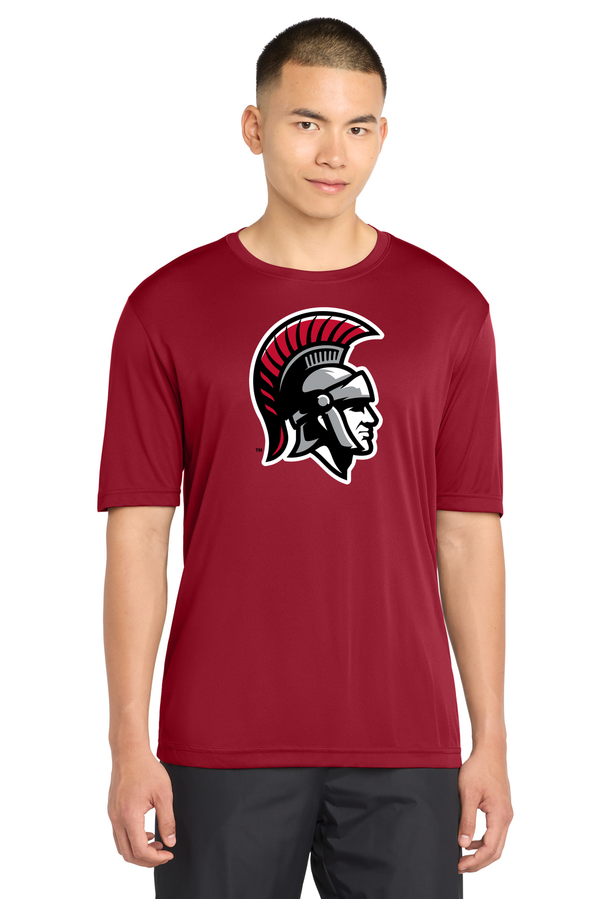 Worthington Football - Deep Red Sport-Tek PosiCharge Competitor Tee. ST350