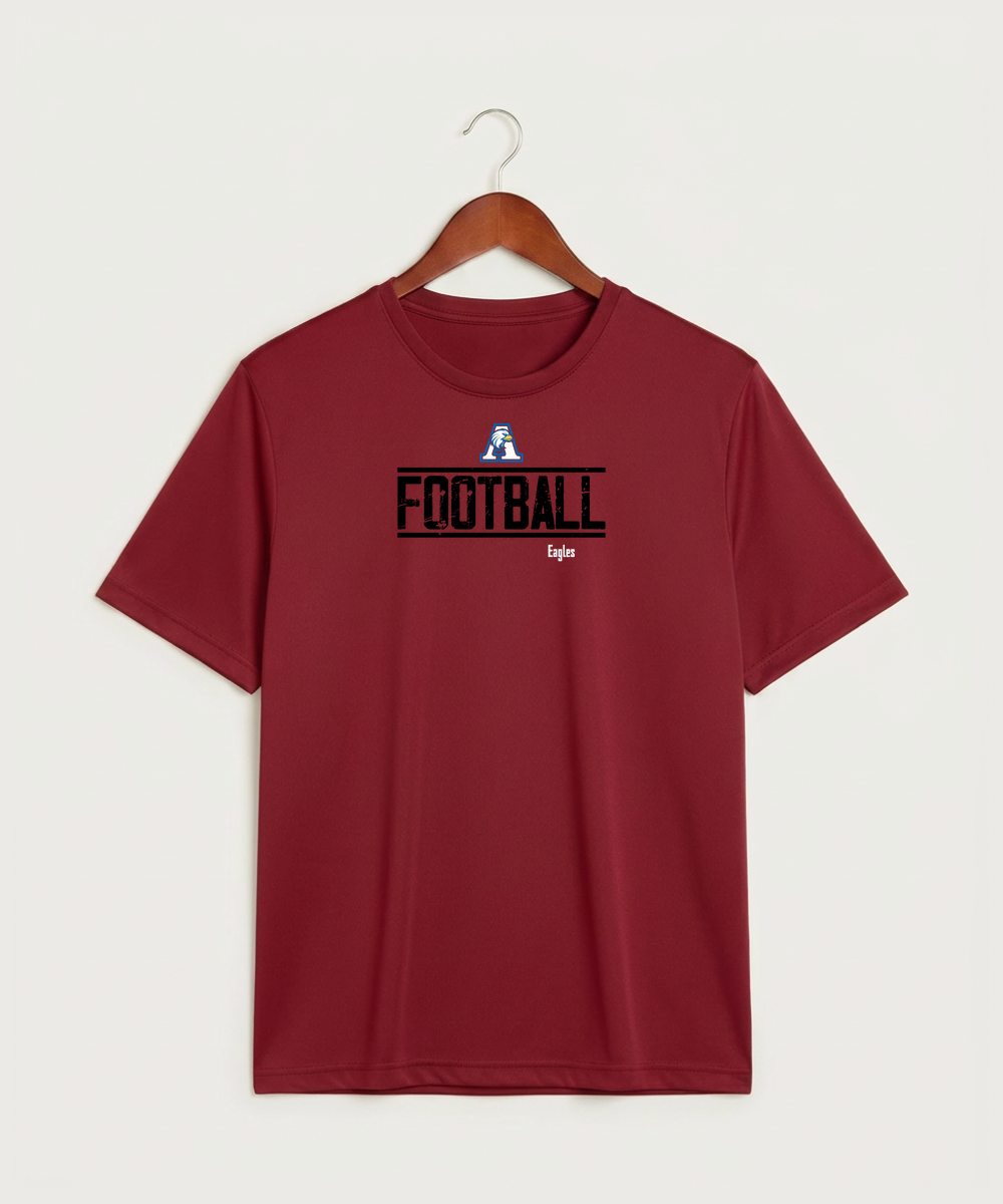 Apollo High School Football (Boys) - Deep Red Sport-Tek PosiCharge Competitor Tee. ST350
