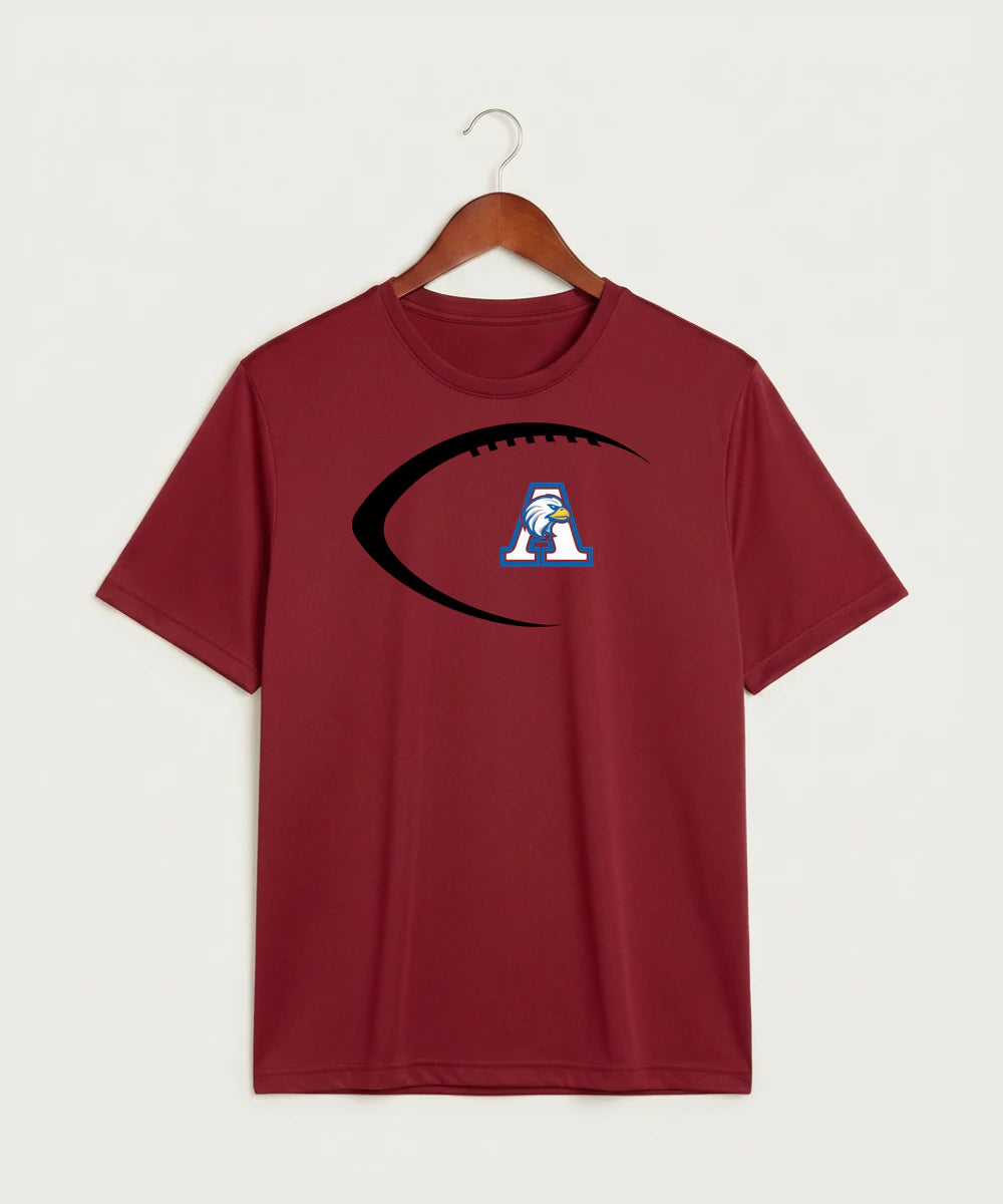 Apollo High School Football (Boys) - Deep Red Sport-Tek PosiCharge Competitor Tee. ST350