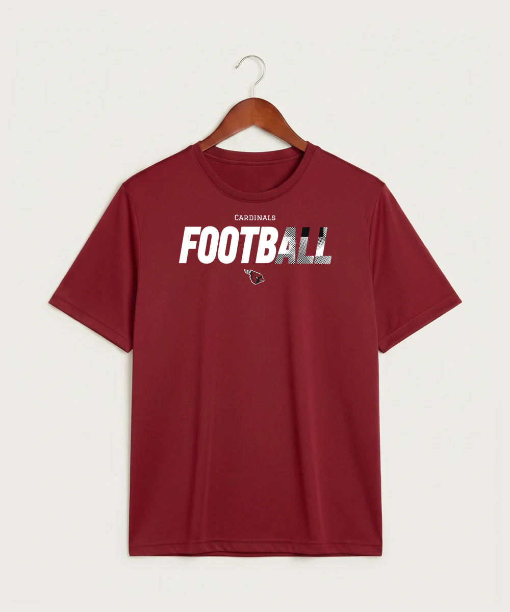 Forreston Football - Deep Red Sport-Tek PosiCharge Competitor Tee. ST350