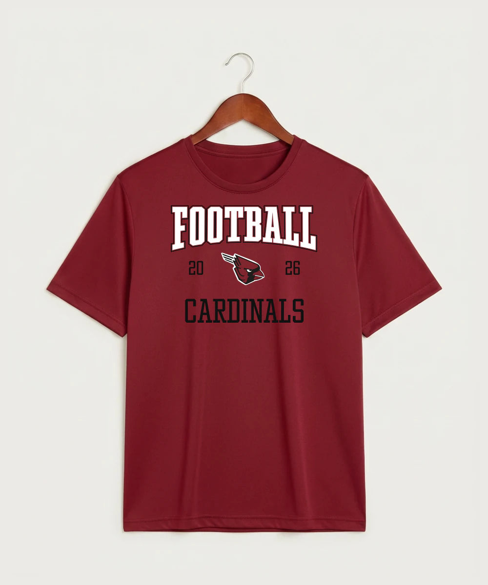 Forreston Football - Deep Red Sport-Tek PosiCharge Competitor Tee. ST350