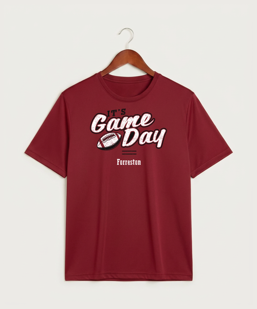 Forreston Football - Deep Red Sport-Tek PosiCharge Competitor Tee. ST350