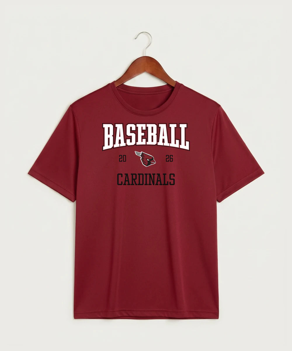 Forreston Baseball - Deep Red Sport-Tek PosiCharge Competitor Tee. ST350