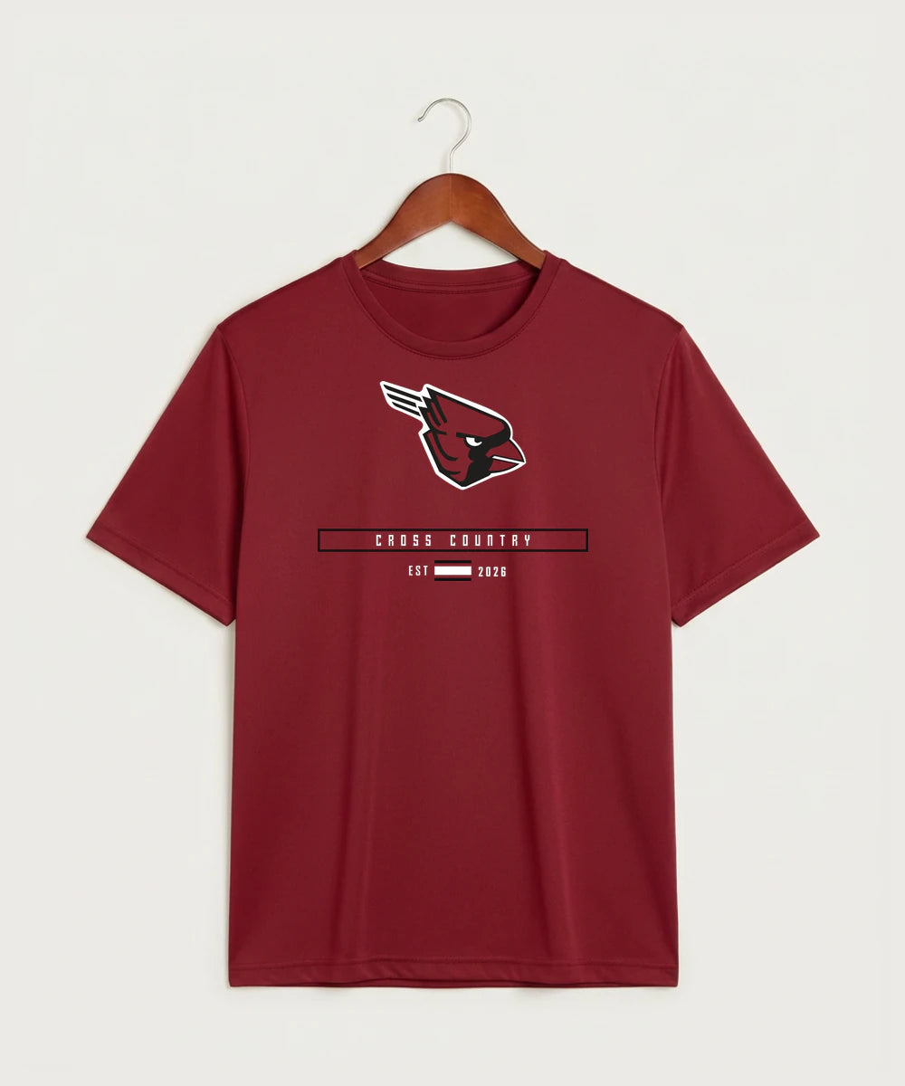 Forreston Cross Country - Deep Red Sport-Tek PosiCharge Competitor Tee. ST350