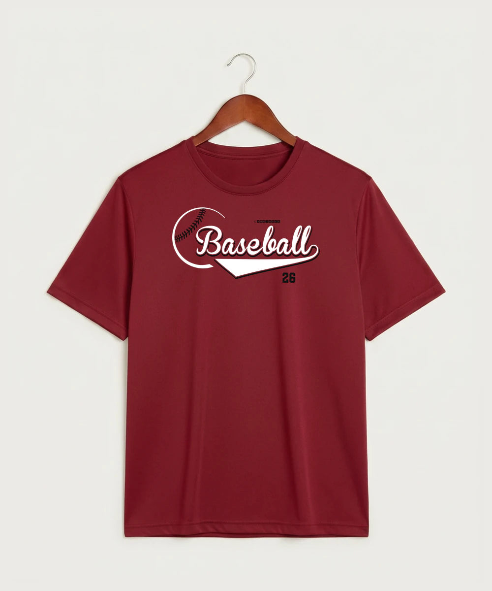 Forreston Baseball - Deep Red Sport-Tek PosiCharge Competitor Tee. ST350