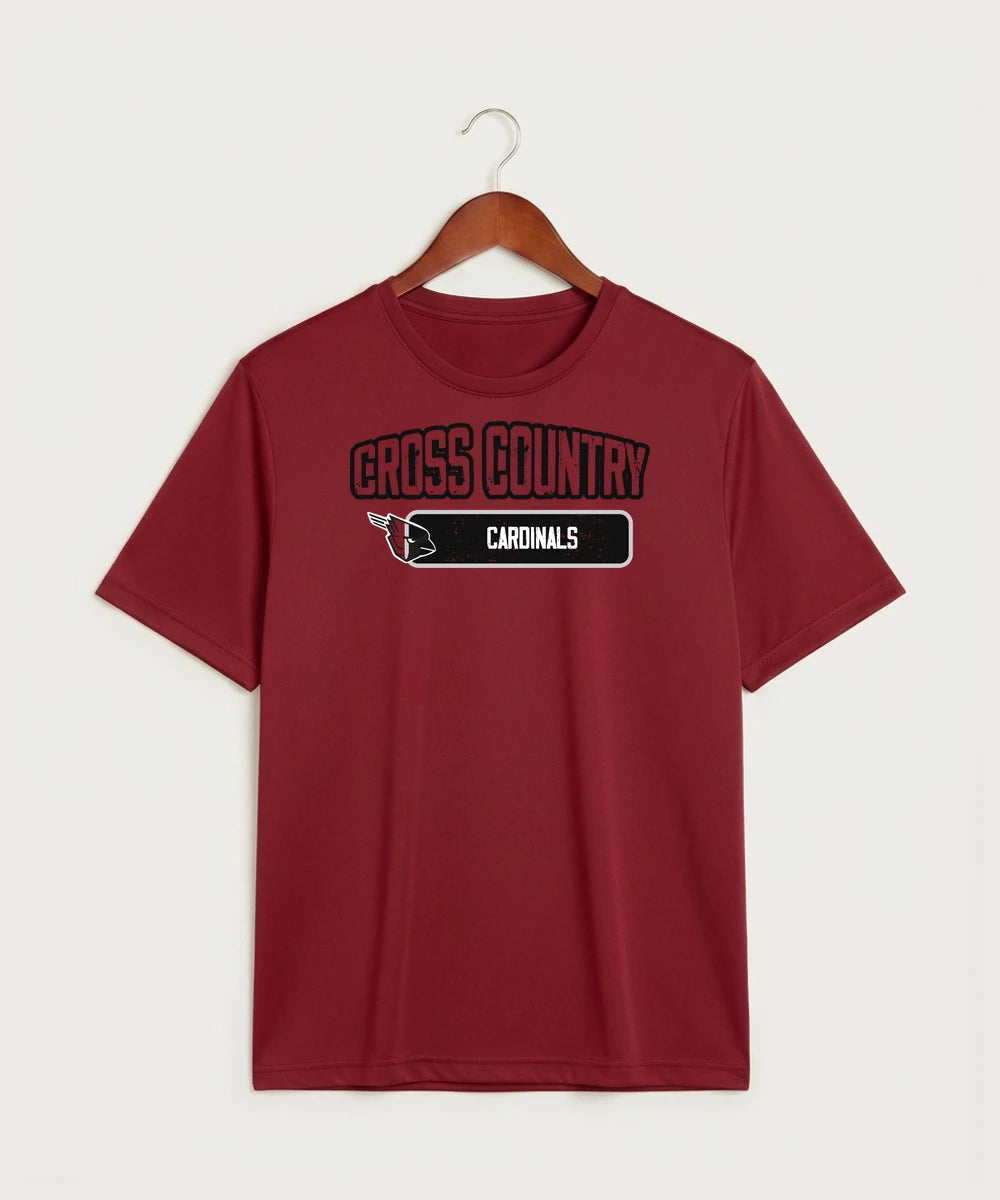Forreston Cross Country - Deep Red Sport-Tek PosiCharge Competitor Tee. ST350