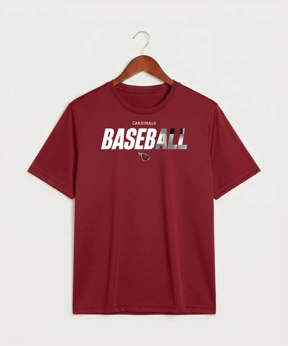 Forreston Baseball - Deep Red Sport-Tek PosiCharge Competitor Tee. ST350