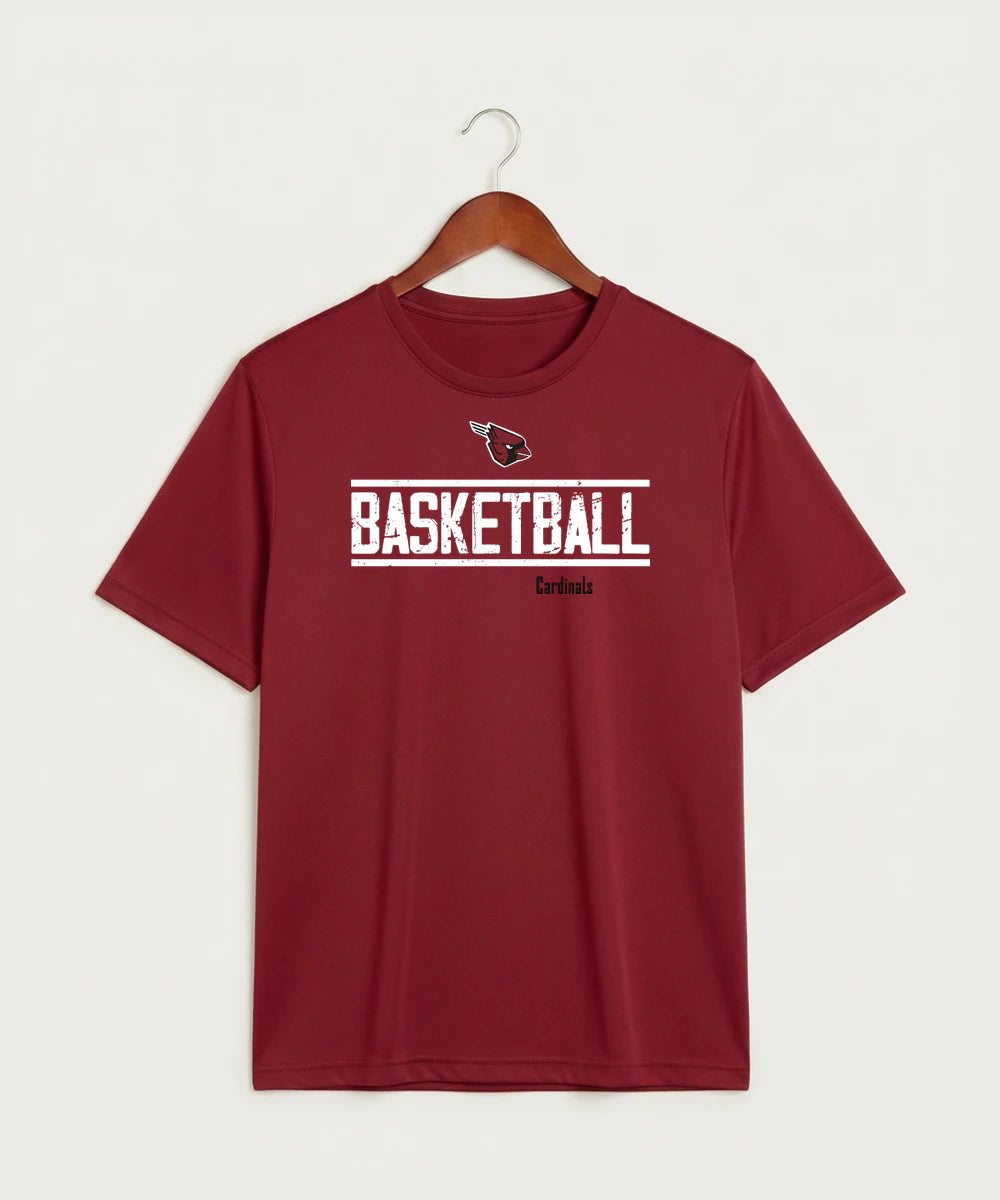 Forreston Basketball - Deep Red Sport-Tek PosiCharge Competitor Tee. ST350