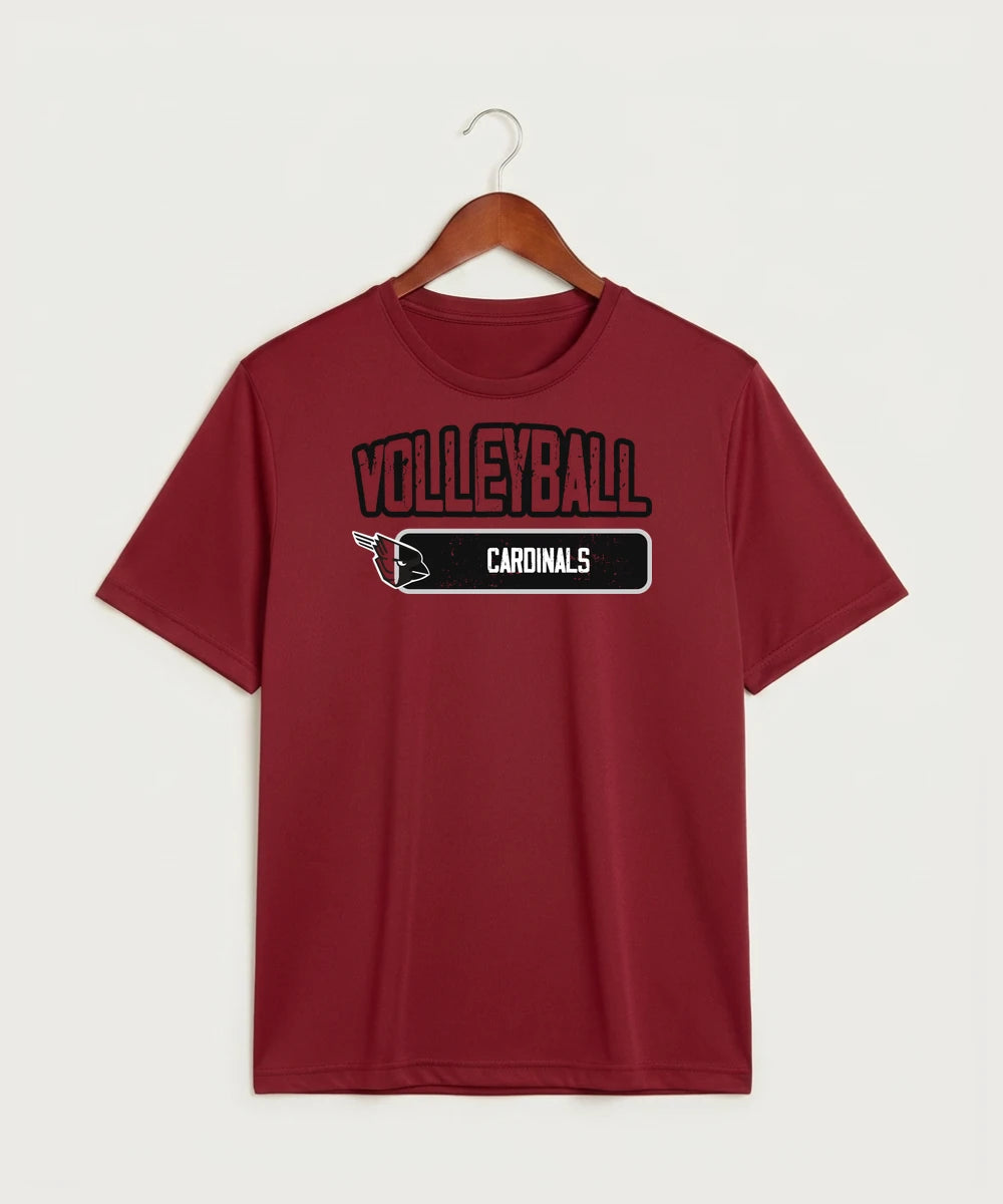 Forreston Volleyball - Deep Red Sport-Tek PosiCharge Competitor Tee. ST350