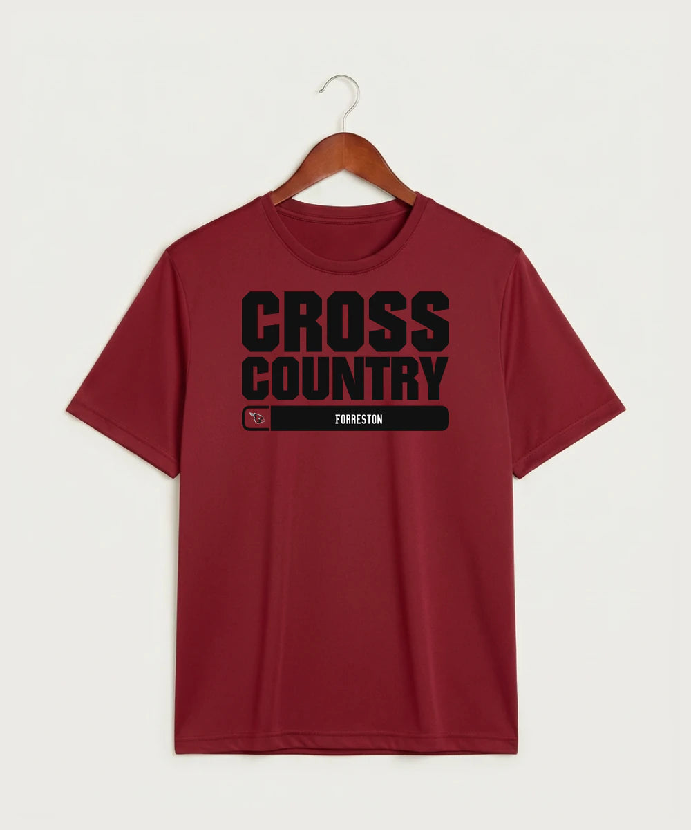 Forreston Cross Country - Deep Red Sport-Tek PosiCharge Competitor Tee. ST350
