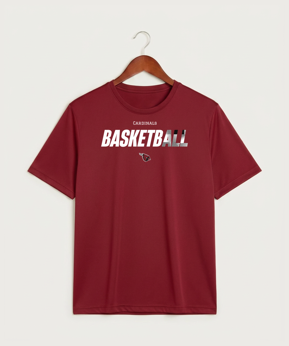 Forreston Basketball - Deep Red Sport-Tek PosiCharge Competitor Tee. ST350