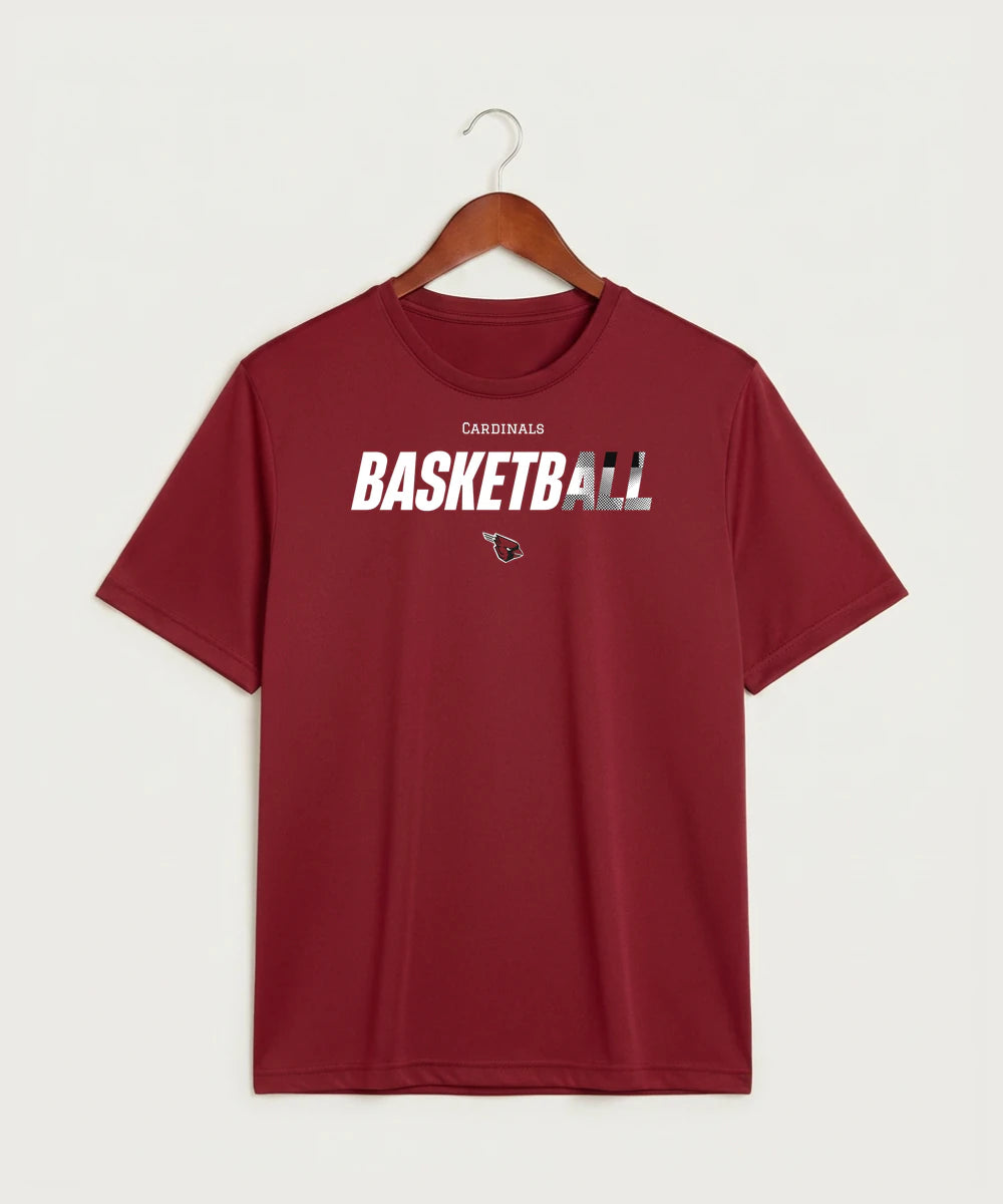 Forreston Basketball - Deep Red Sport-Tek PosiCharge Competitor Tee. ST350