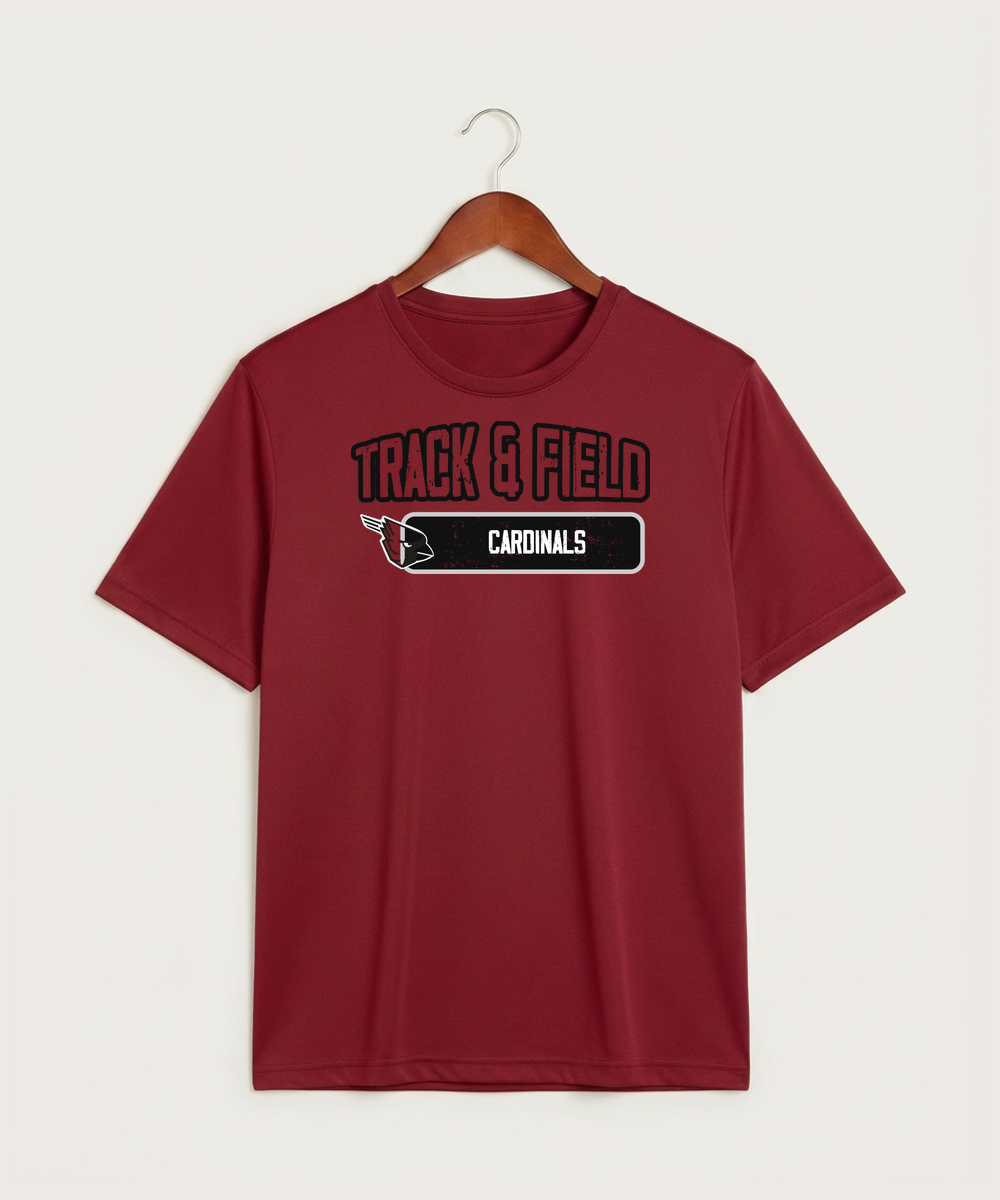 Forreston Track and Field - Deep Red Sport-Tek PosiCharge Competitor Tee. ST350