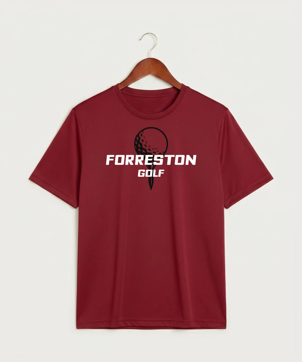 Forreston Golf - Deep Red Sport-Tek PosiCharge Competitor Tee. ST350