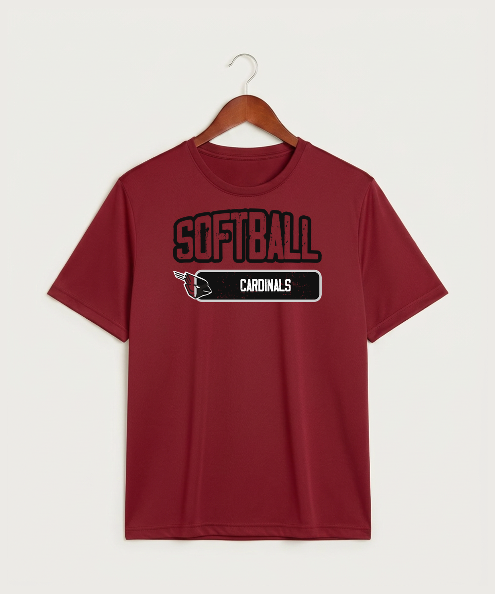 Forreston Softball - Deep Red Sport-Tek PosiCharge Competitor Tee. ST350