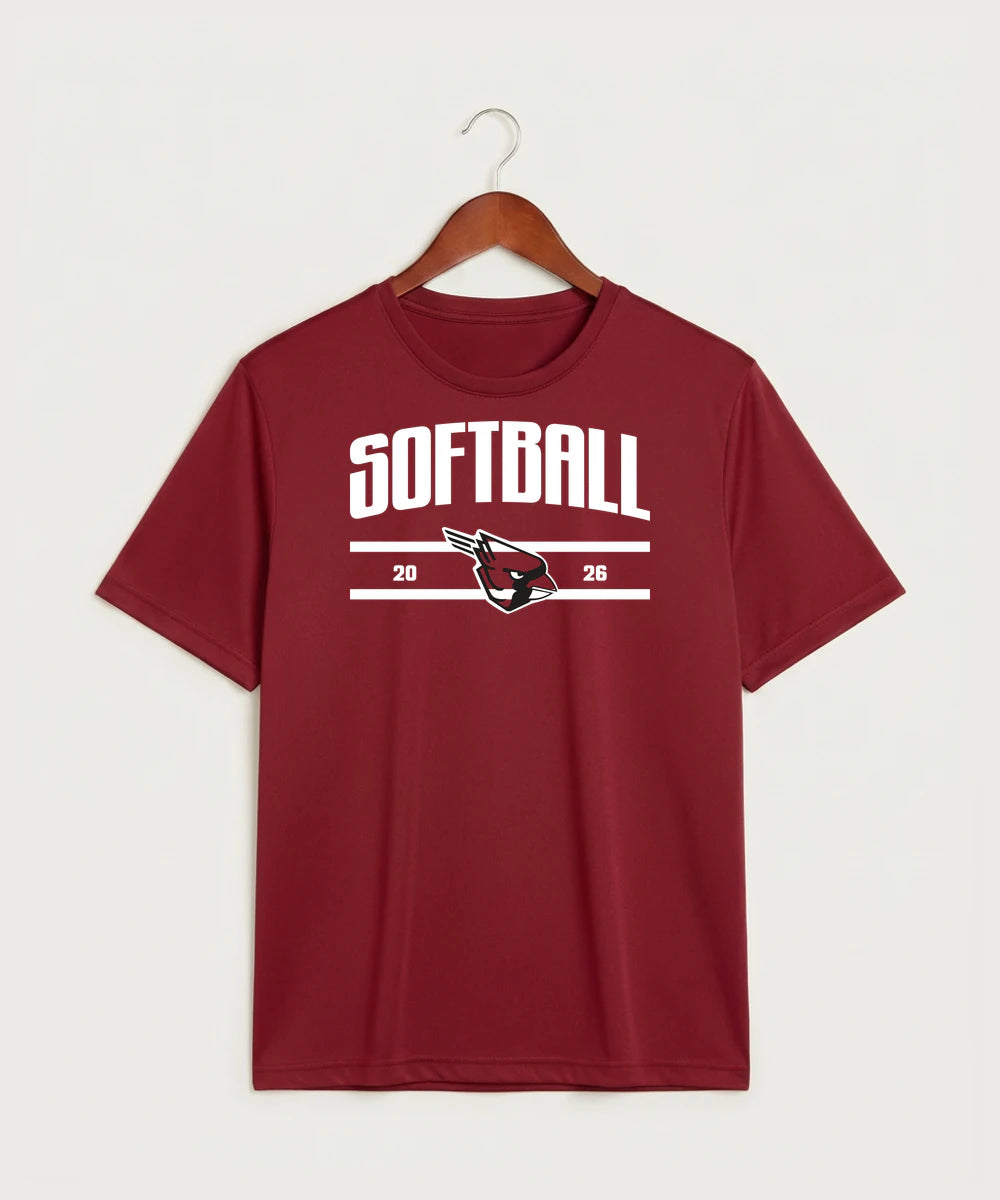 Forreston Softball - Deep Red Sport-Tek PosiCharge Competitor Tee. ST350
