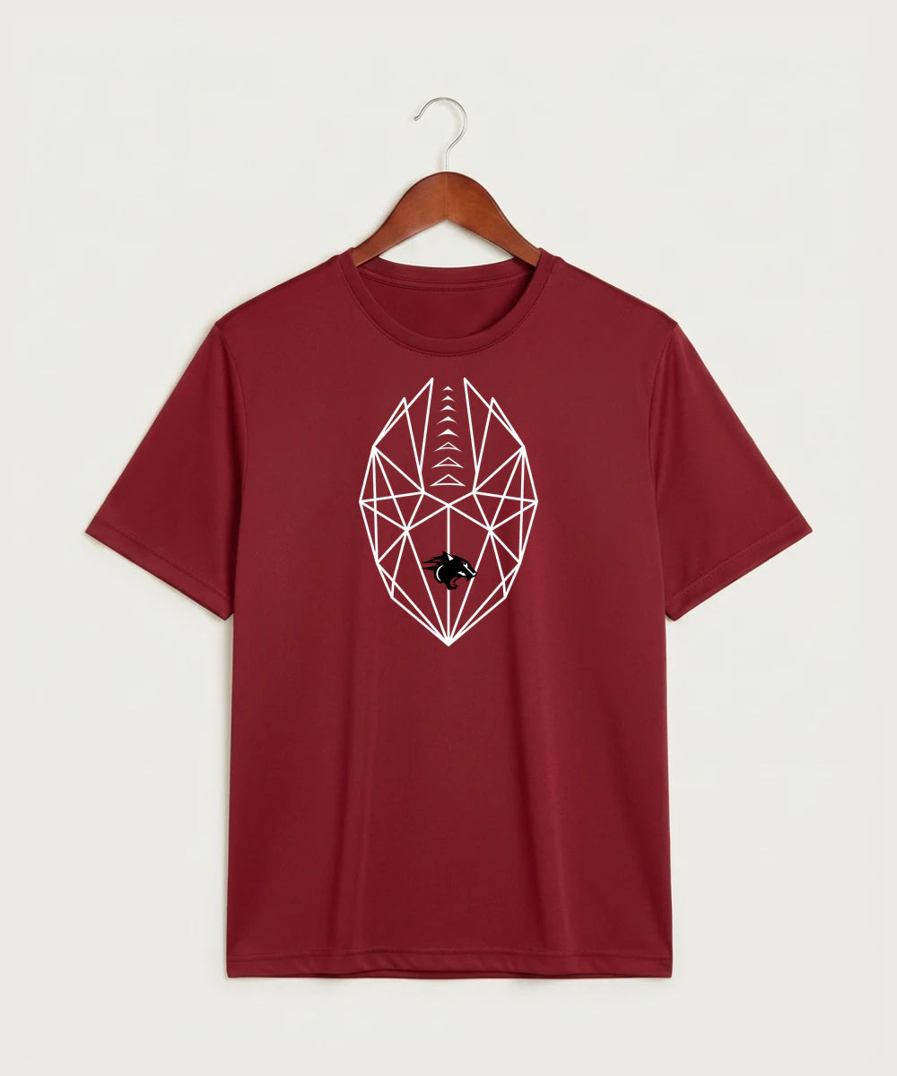 Nrheg Panthers High School Football (Boys) - Deep Red Sport-Tek PosiCharge Competitor Tee. ST350