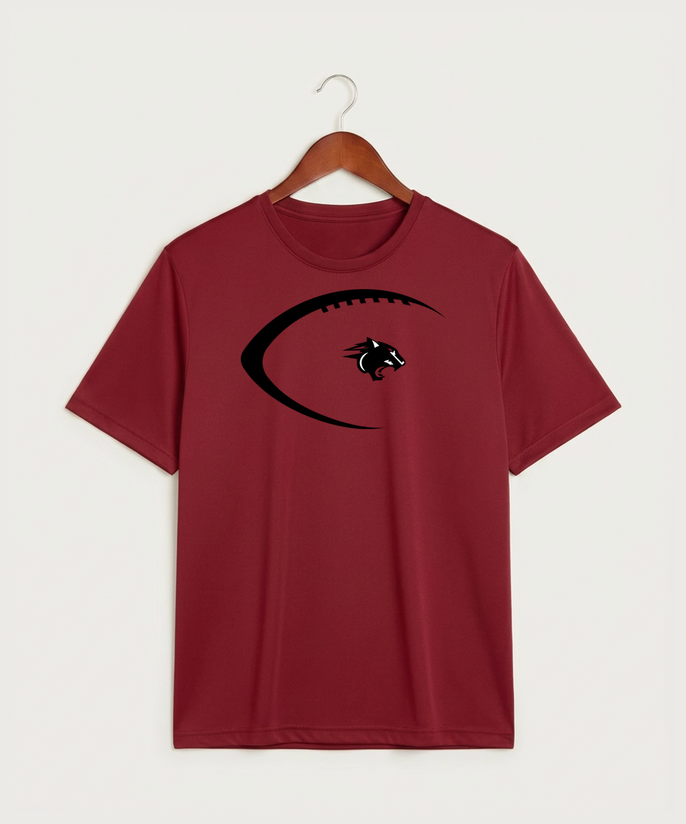 Nrheg Panthers High School Football (Boys) - Deep Red Sport-Tek PosiCharge Competitor Tee. ST350