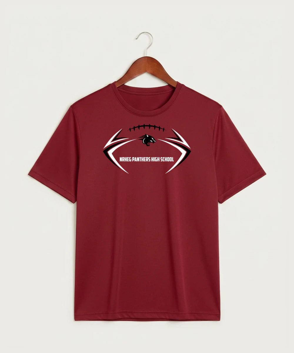 Nrheg Panthers High School Football (Boys) - Deep Red Sport-Tek PosiCharge Competitor Tee. ST350