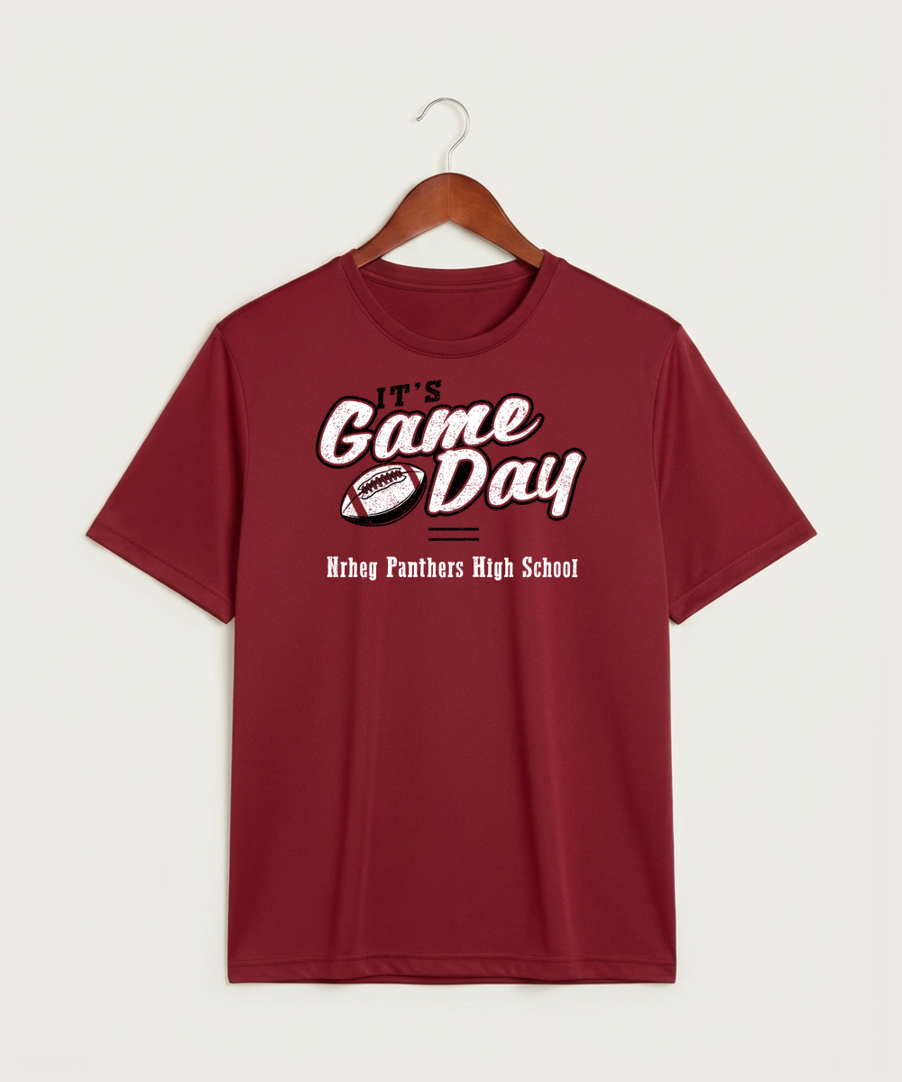 Nrheg Panthers High School Football (Boys) - Deep Red Sport-Tek PosiCharge Competitor Tee. ST350