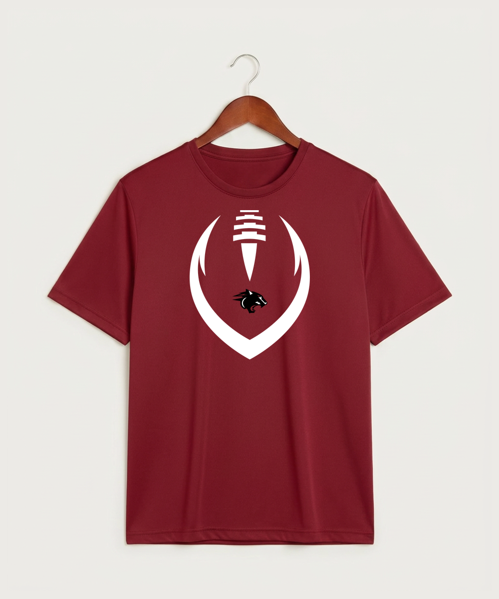 Nrheg Panthers High School Football (Boys) - Deep Red Sport-Tek PosiCharge Competitor Tee. ST350
