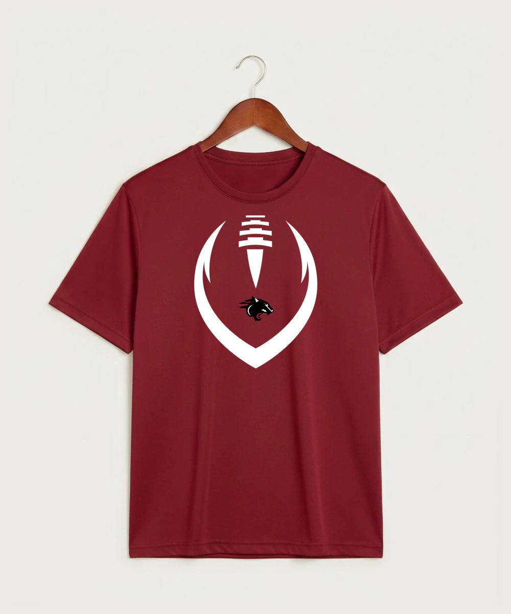 Nrheg Panthers High School Football (Boys) - Deep Red Sport-Tek PosiCharge Competitor Tee. ST350