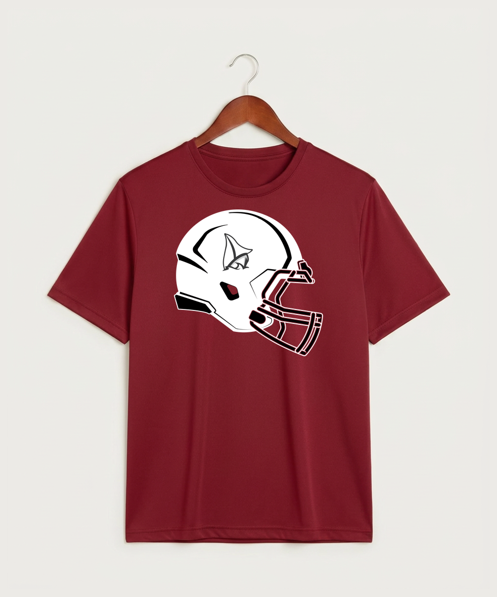 Detroit Lakes Community High School Football (Boys) - Deep Red Sport-Tek PosiCharge Competitor Tee. ST350