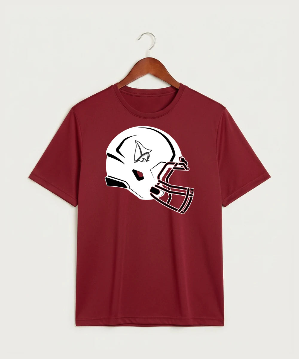 Detroit Lakes Community High School Football (Boys) - Deep Red Sport-Tek PosiCharge Competitor Tee. ST350