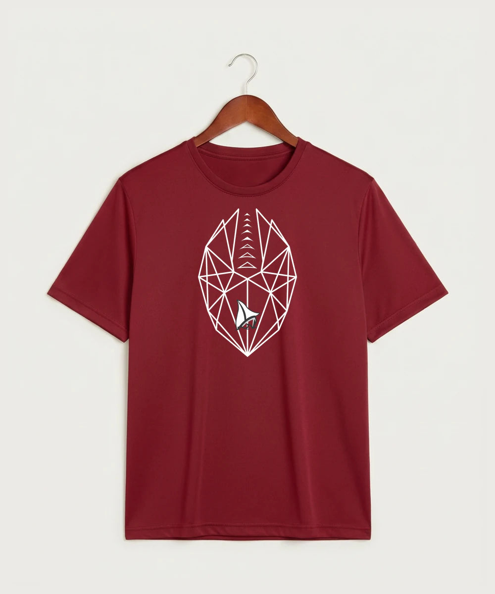 Detroit Lakes Community High School Football (Boys) - Deep Red Sport-Tek PosiCharge Competitor Tee. ST350