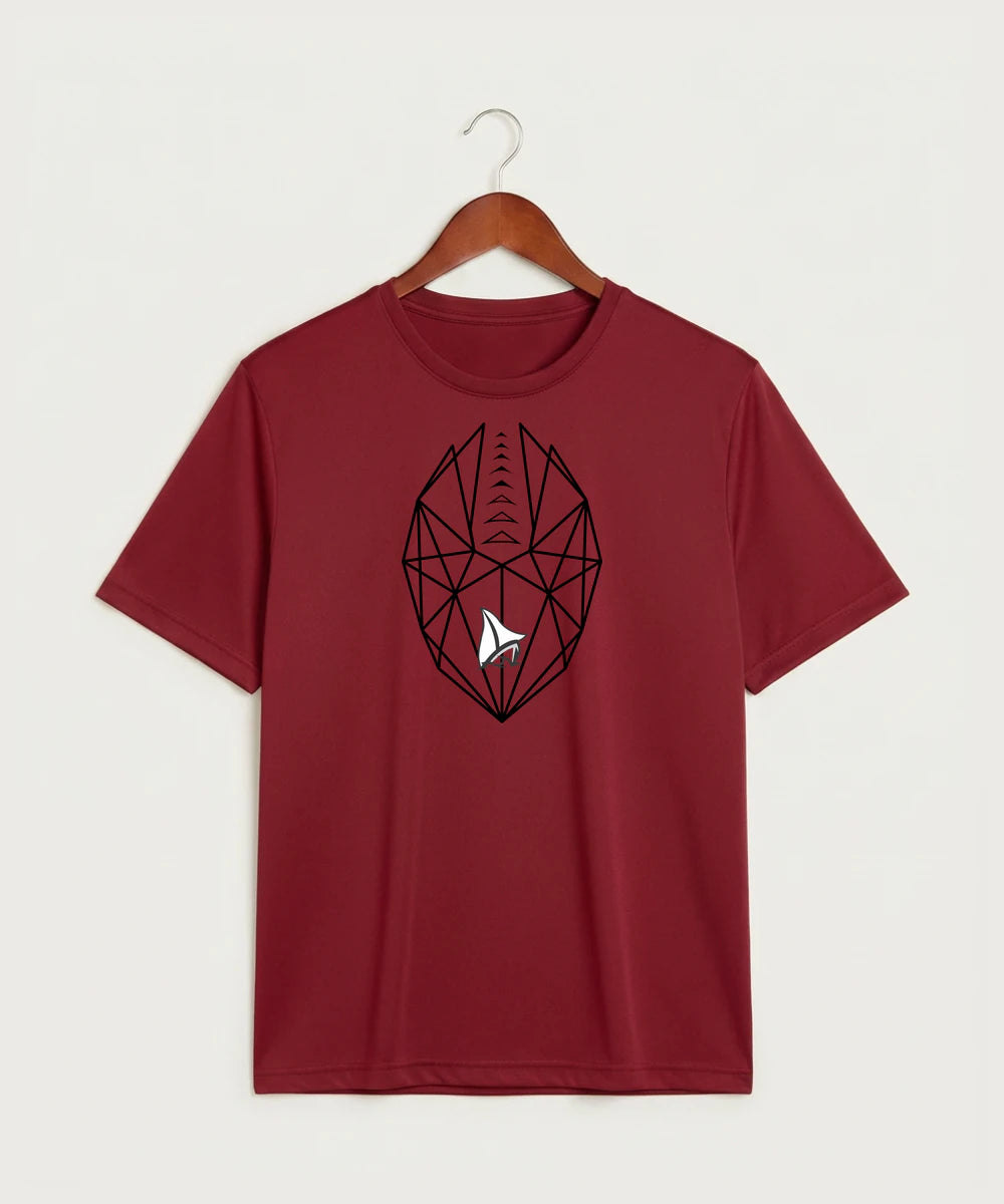 Detroit Lakes Community High School Football (Boys) - Deep Red Sport-Tek PosiCharge Competitor Tee. ST350