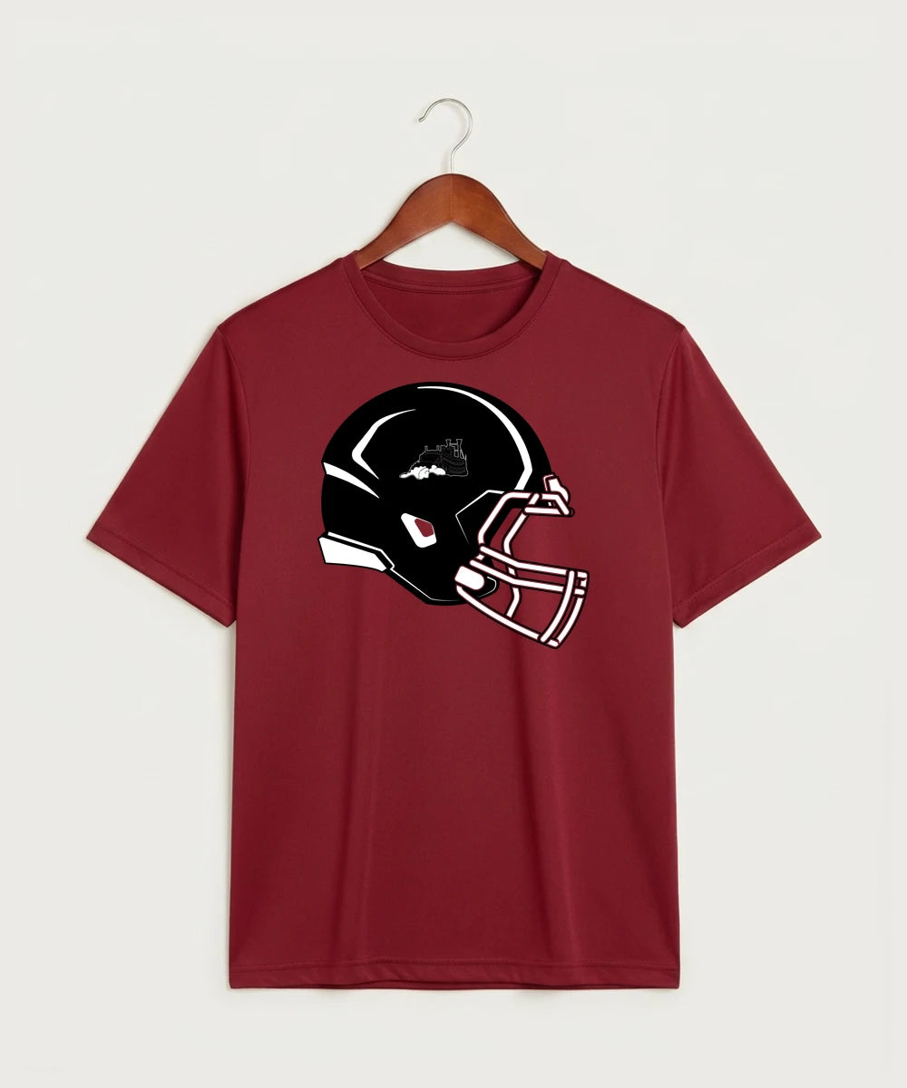 Fulton High School Football (Boys) - Deep Red Sport-Tek PosiCharge Competitor Tee. ST350