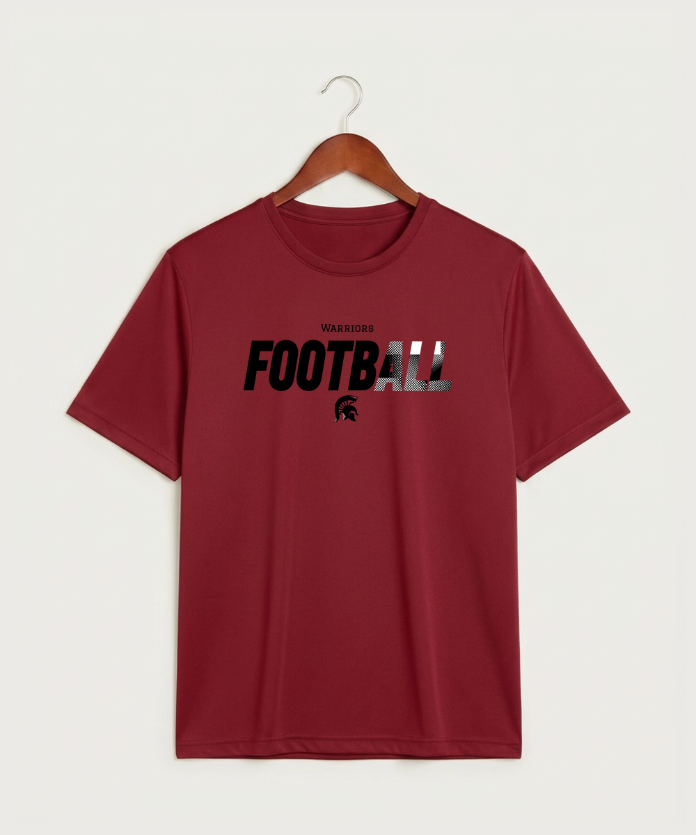Bold High School Football (Boys) - Deep Red Sport-Tek PosiCharge Competitor Tee. ST350